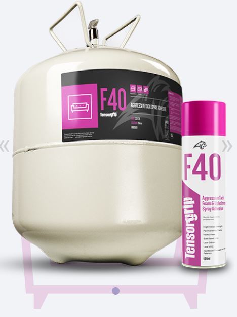 Tensorgrip F40 - Hi-Grab Foam & Fabric Spray Adhesive