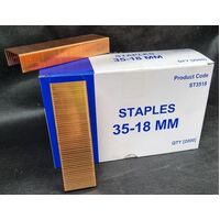 2.3mm x 0.9mm x 34.7mm x18mm 2,000 staples per box
